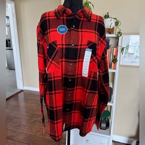 Flannel Red Top Longsleeve
